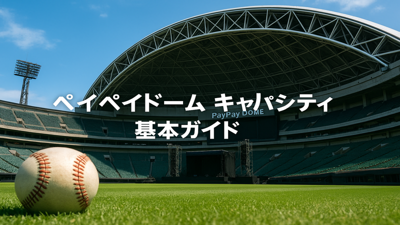 1.ペイペイドーム キャパシティの基本情報