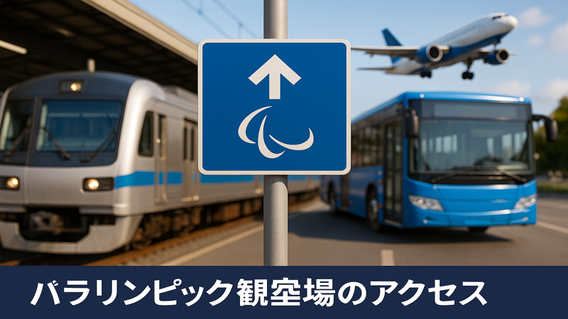 2.パラリンピック観戦場所へのアクセス方法