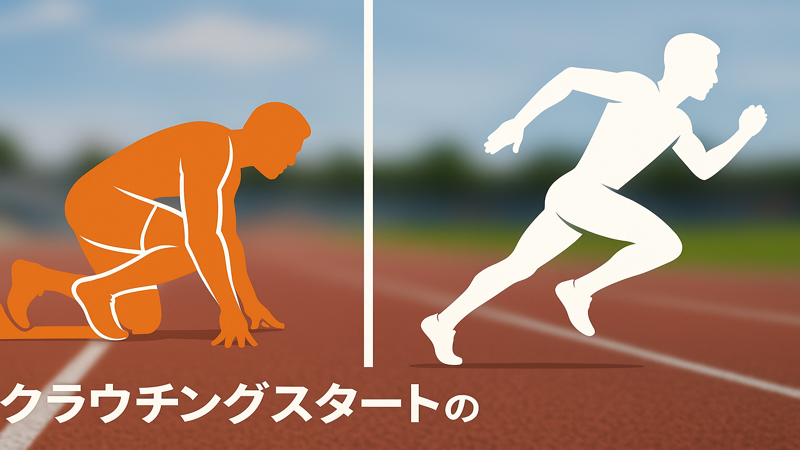 1. クラウチングスタートの基本