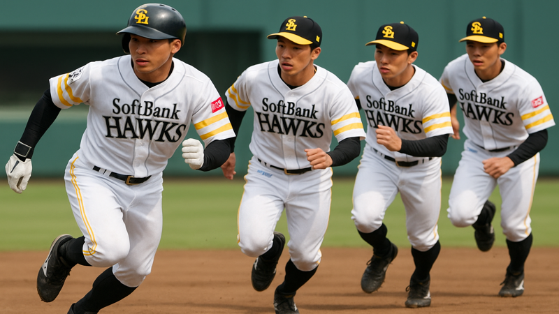 1.ソフトバンクホークスで足が速い選手ランキング