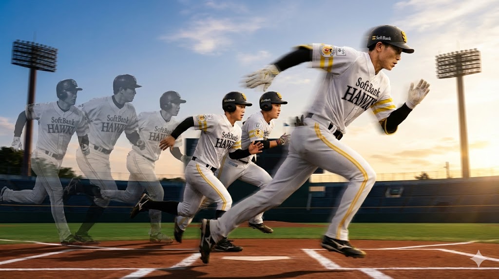 1.ソフトバンクホークスでめっちゃ足速い選手トップランキング