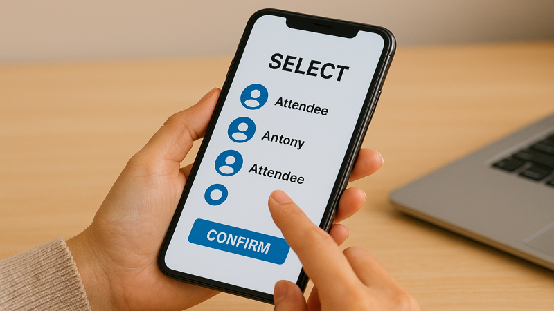 4.チケット申込み時の来場者設定のやり方