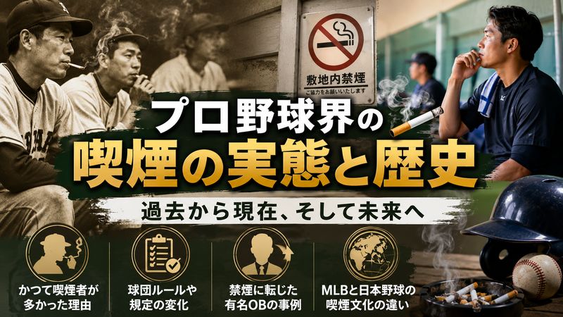 2.プロ野球界における喫煙の実態と歴史