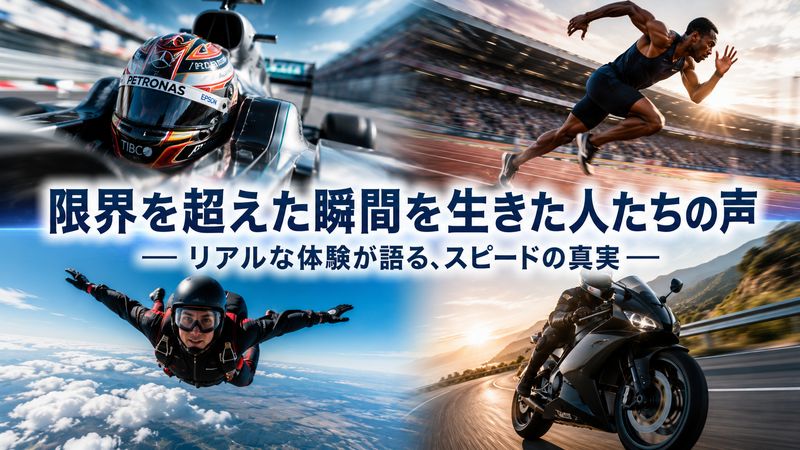 2.スピードの向こう側を体験した人たちの証言