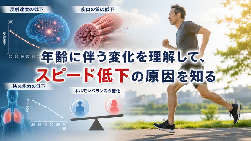 1.スピードと年齢の関係：なぜ歳を取ると遅くなるのか